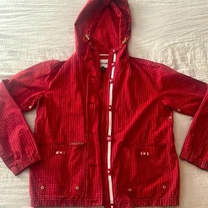 Ralph Lauren red & white striped jacket